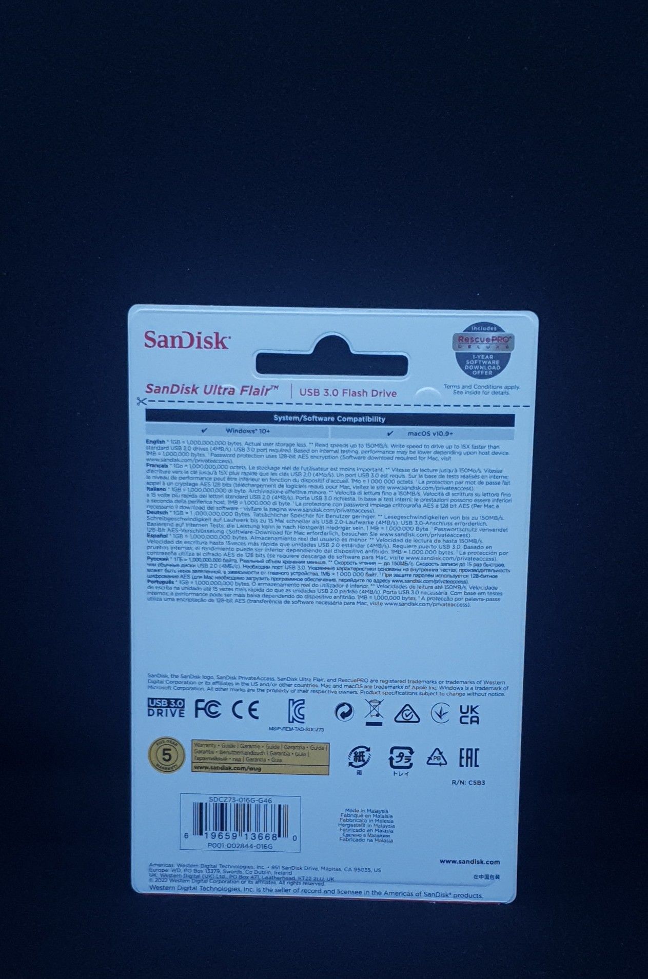 16GB Sandisk Ultra Flair Flashdisk_1