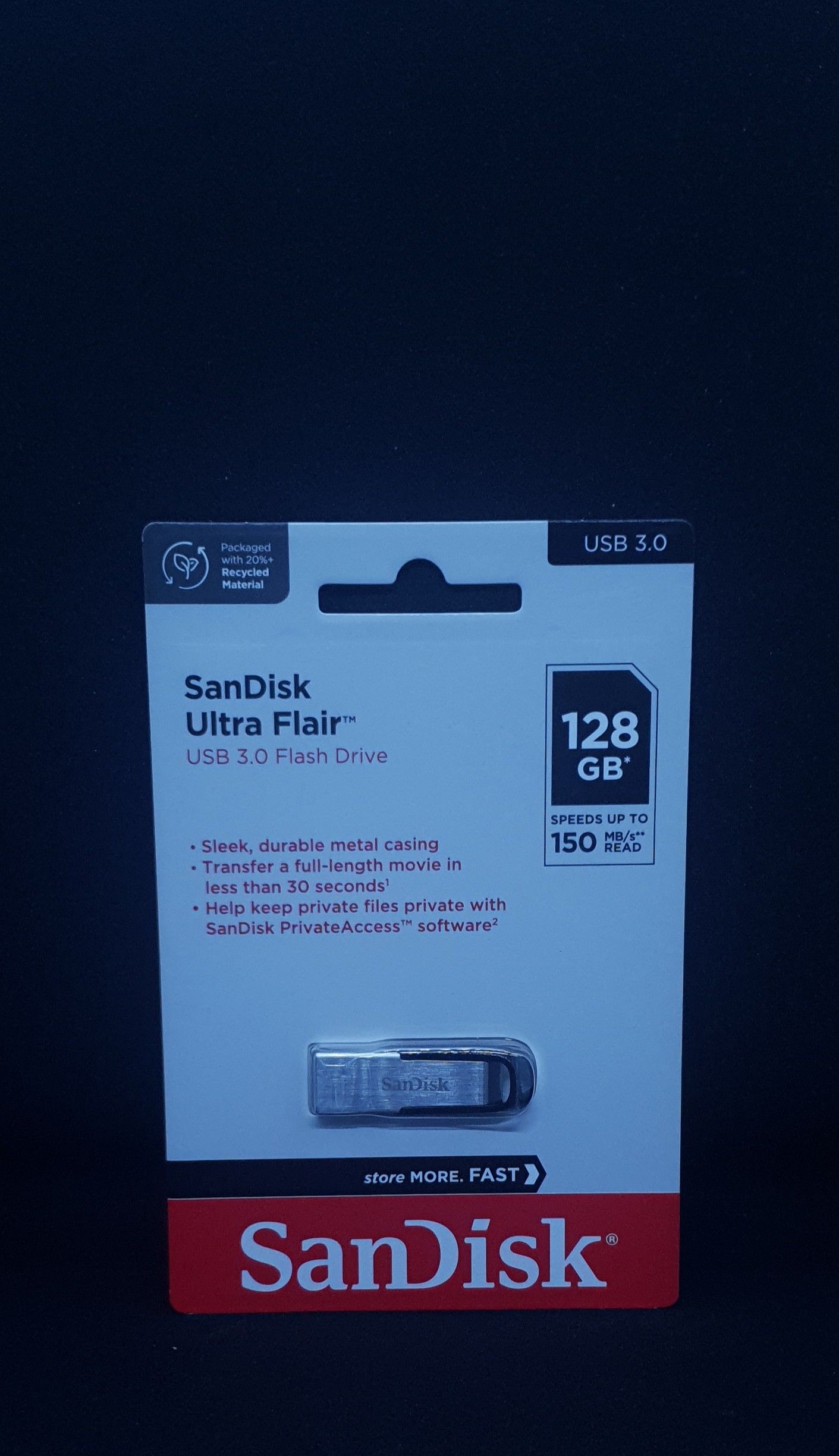 128GB Sandisk Ultra Flair Flashdisk _0