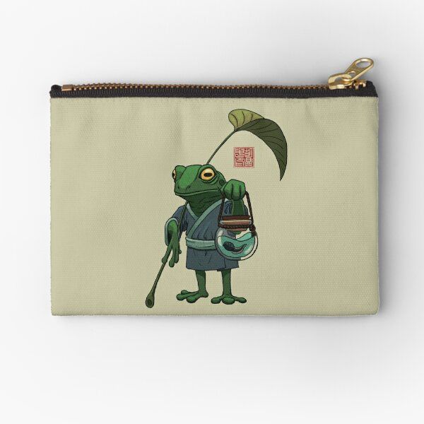 A Frog and His Son Zipper Pouch_0