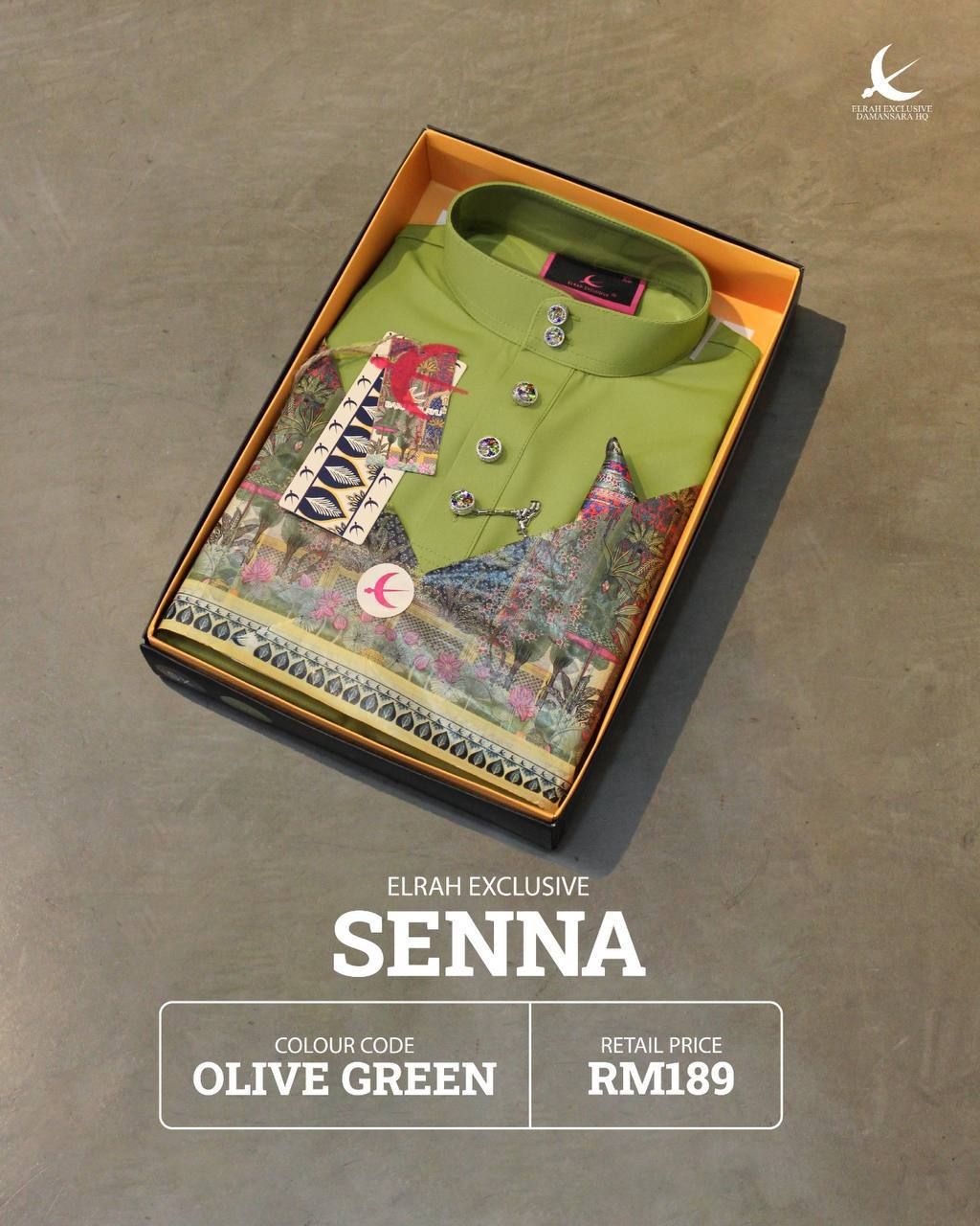 Elrah Exclusive Senna (Olive Green)_0