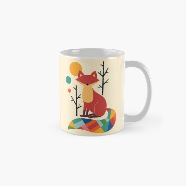 Rainbow Fox Coffee Mug_0