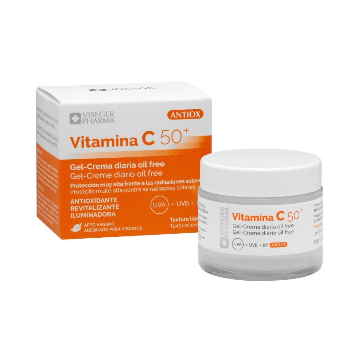 Crema facial con Vitamina C SPF 50+ Viseger Pharma_0