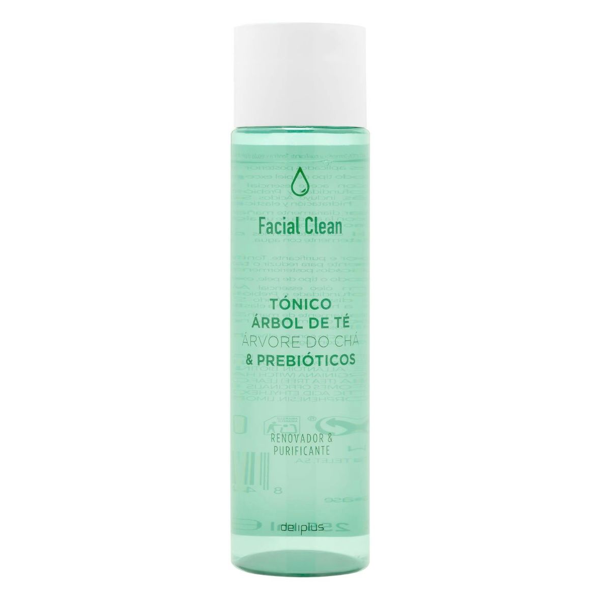 Tonico facial árbol de té y prebióticos Facial Clean Deliplus_0