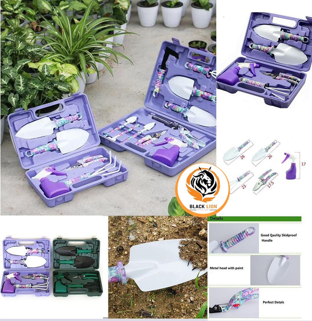 5 PCs Garden Tools Set With Box_0