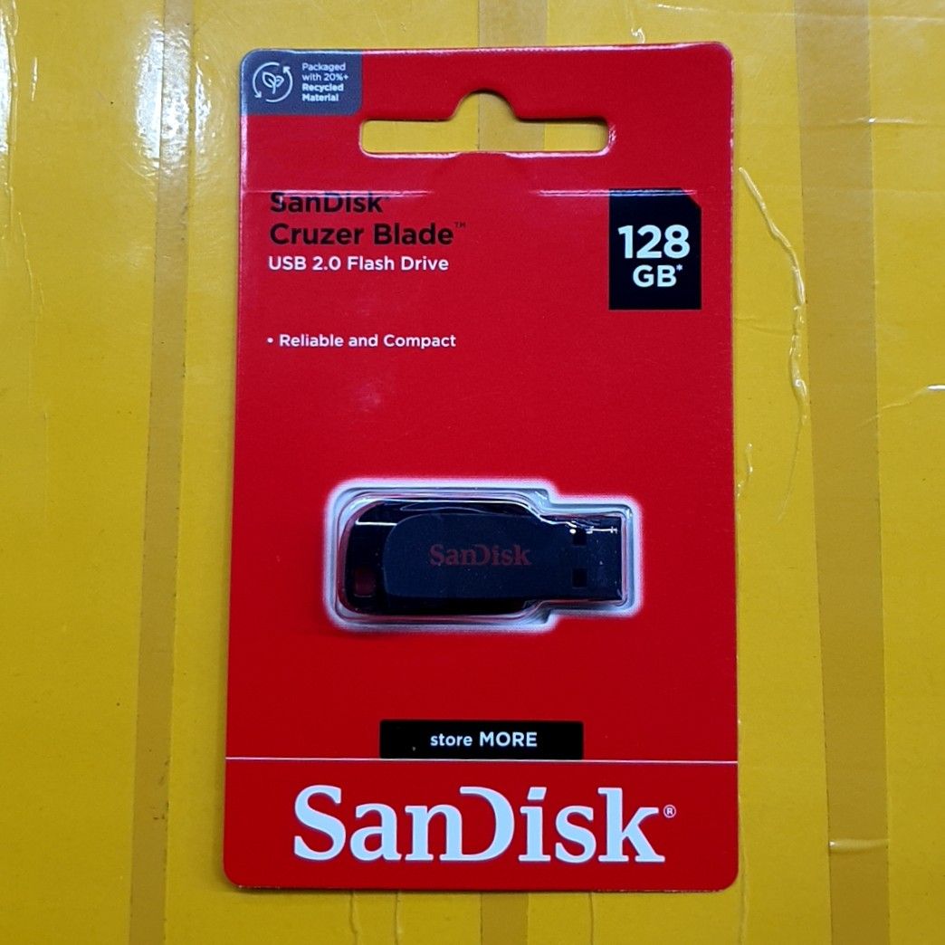 128GB Sandisk Cruzer Blade Flashdisk _0