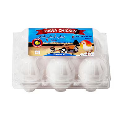 HAWA CHICKEN EGG WHITE 6PCS_0