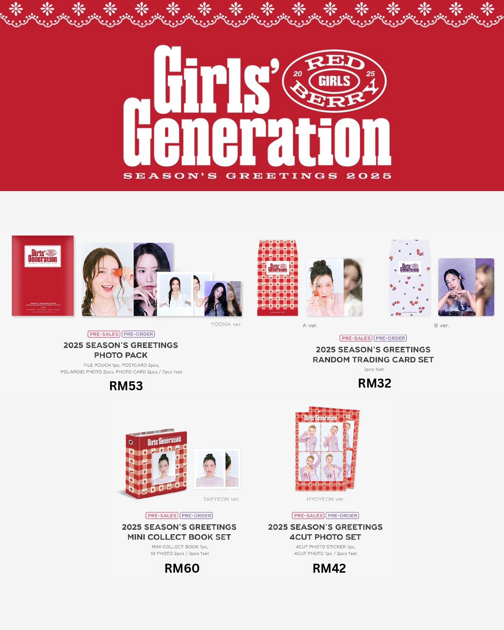 SM Artist 2025 Season’s Greetings Merch (Aespa/NCT Wish/NCT127/NCT Dream/Girls Generation/Super Junior/WayV/TVXQ/Red Velvet/RIIZE/SHINEE)_2