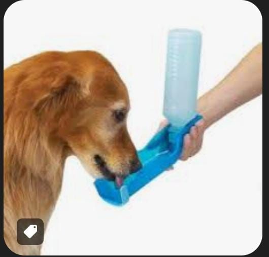 DOG HIKING WATER BOTTLE WITH CLIP_0