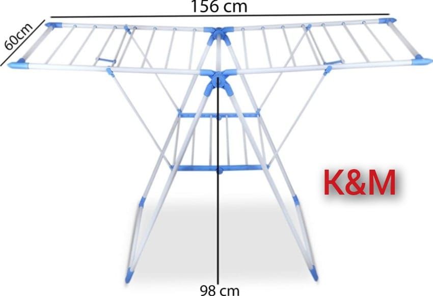 2-Tier Foldable Washing Rack – Space-Saving Laundry Essential_1