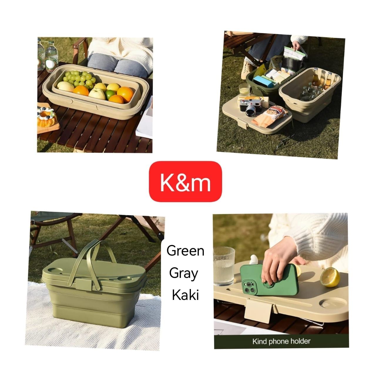 Collapsible Storage Picnic Table – Portable & Space-Saving Outdoor Essentials_1