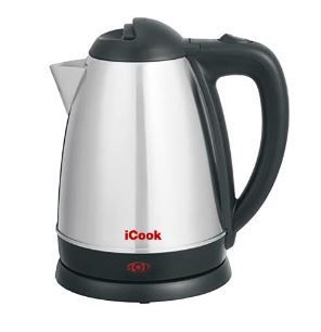 icook iC701 Electric Kettle - 1.8L - Silver/Black_0