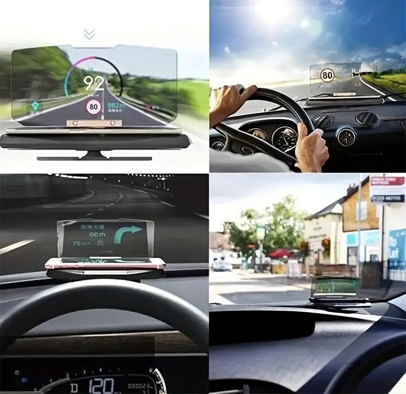 High-Quality Green Car HUD Navigation Display GPS Projector_1