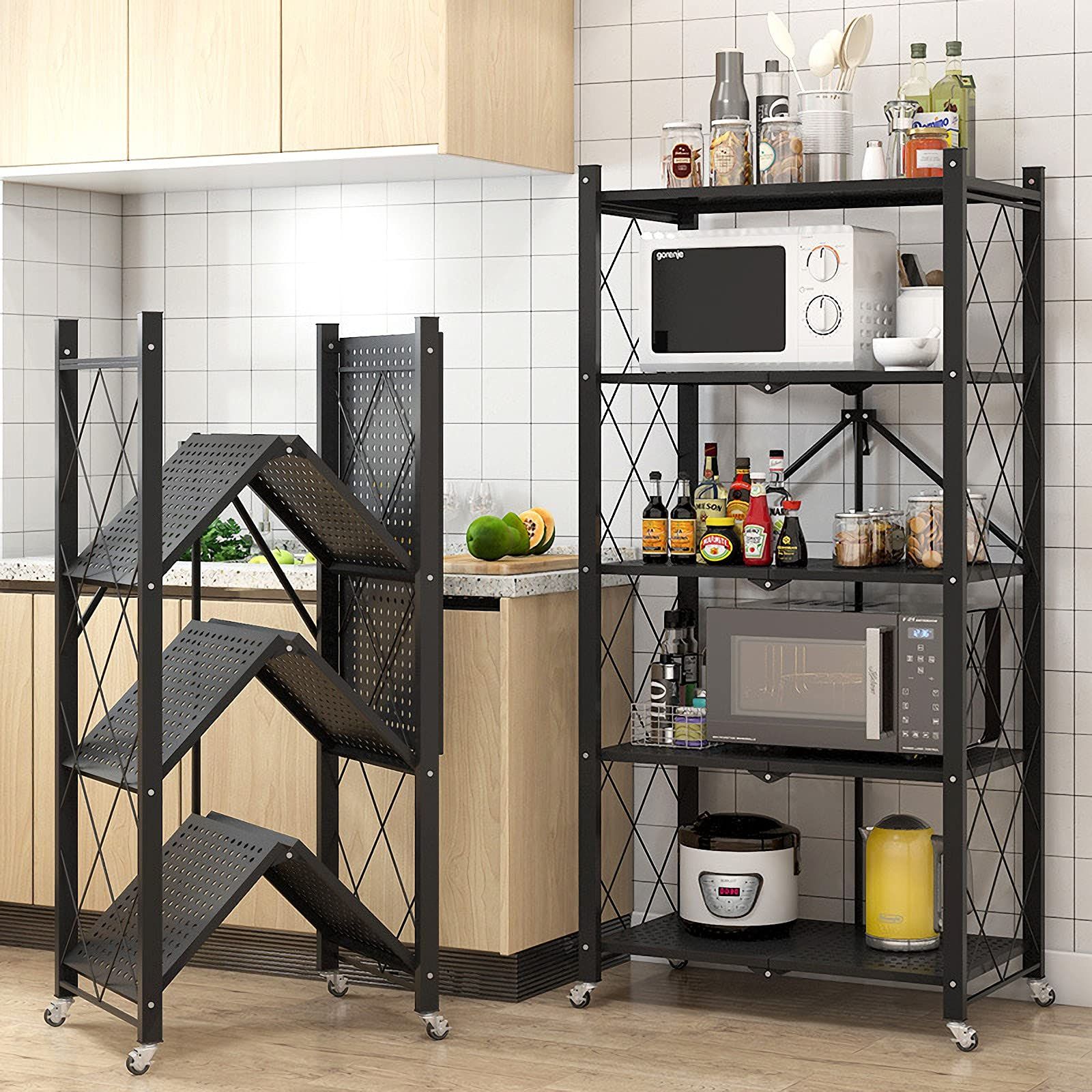 5 Tier Foldable Kitchen shel_1