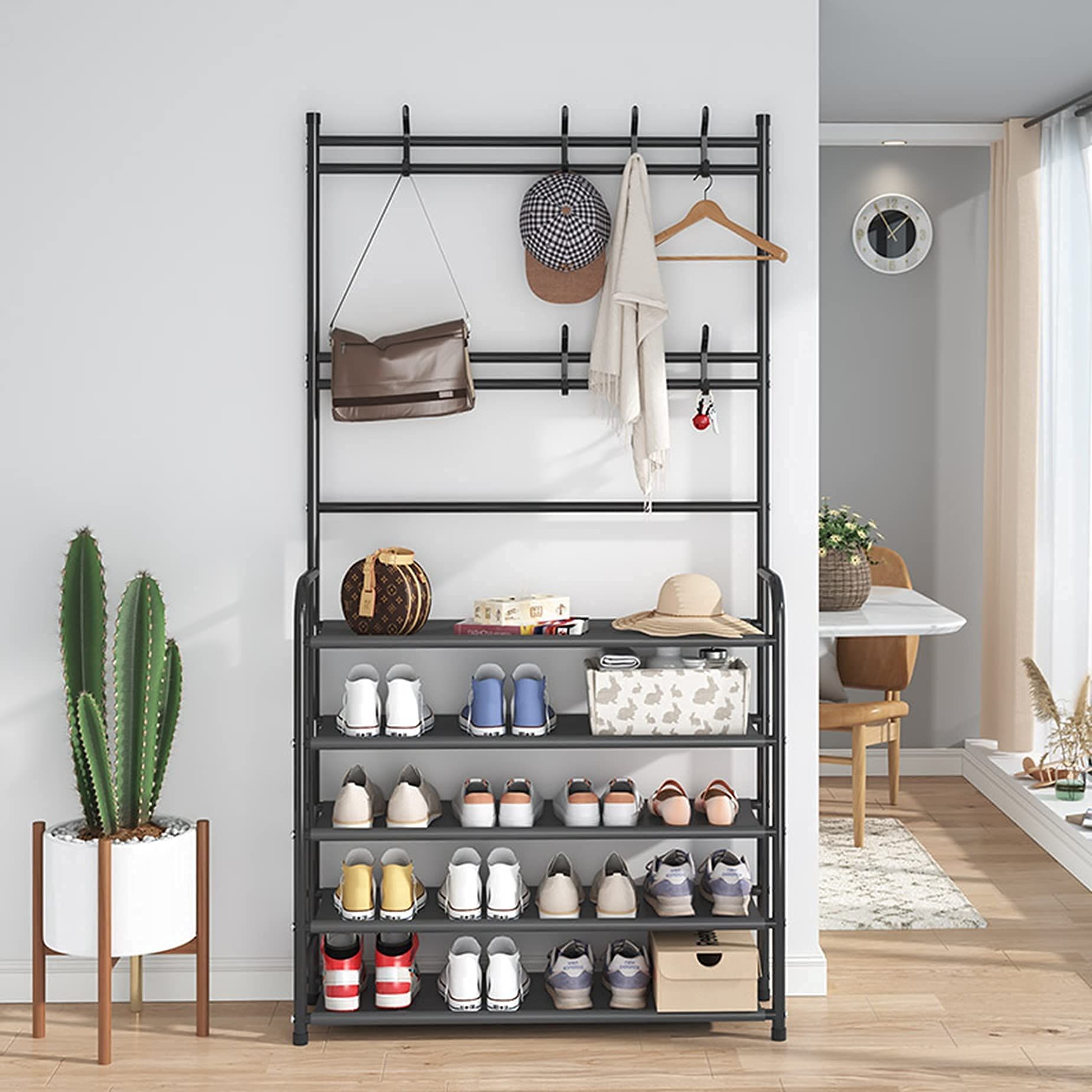 Multifunctional Shoe and Hat Rack_3