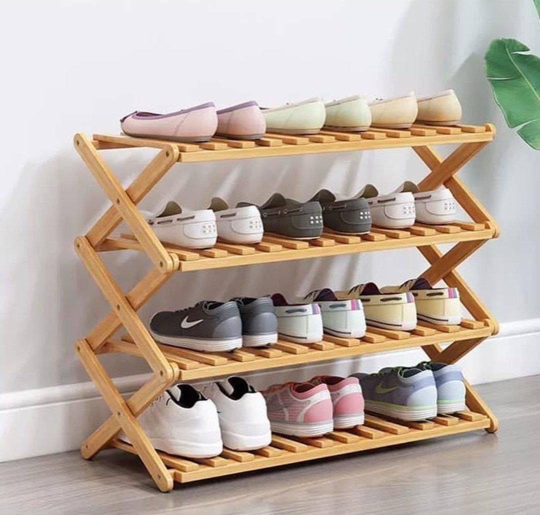 4-Tier Bamboo Shoe Rack_2