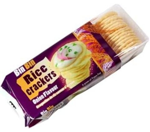 Bin Bin Rice Crackers Onion Flavour 100gn_0