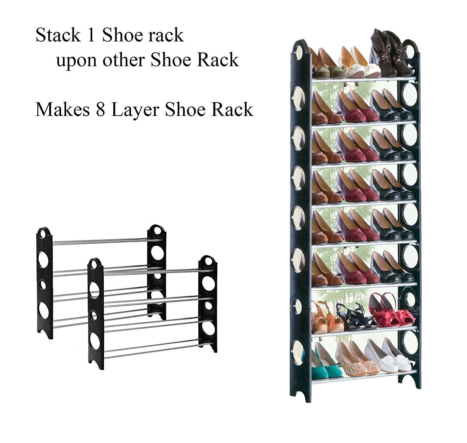 Detachable free Standing 10 Tier shoe rack _0