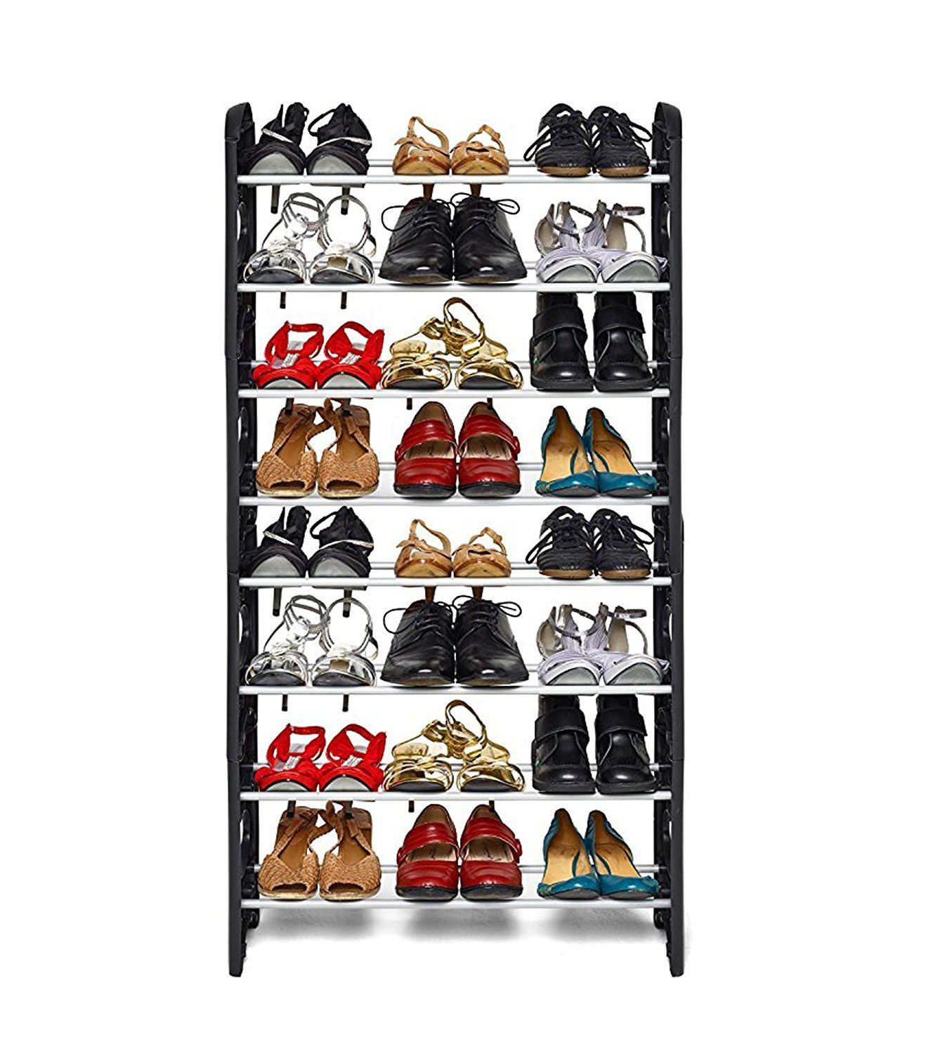 Detachable free Standing 10 Tier shoe rack _2