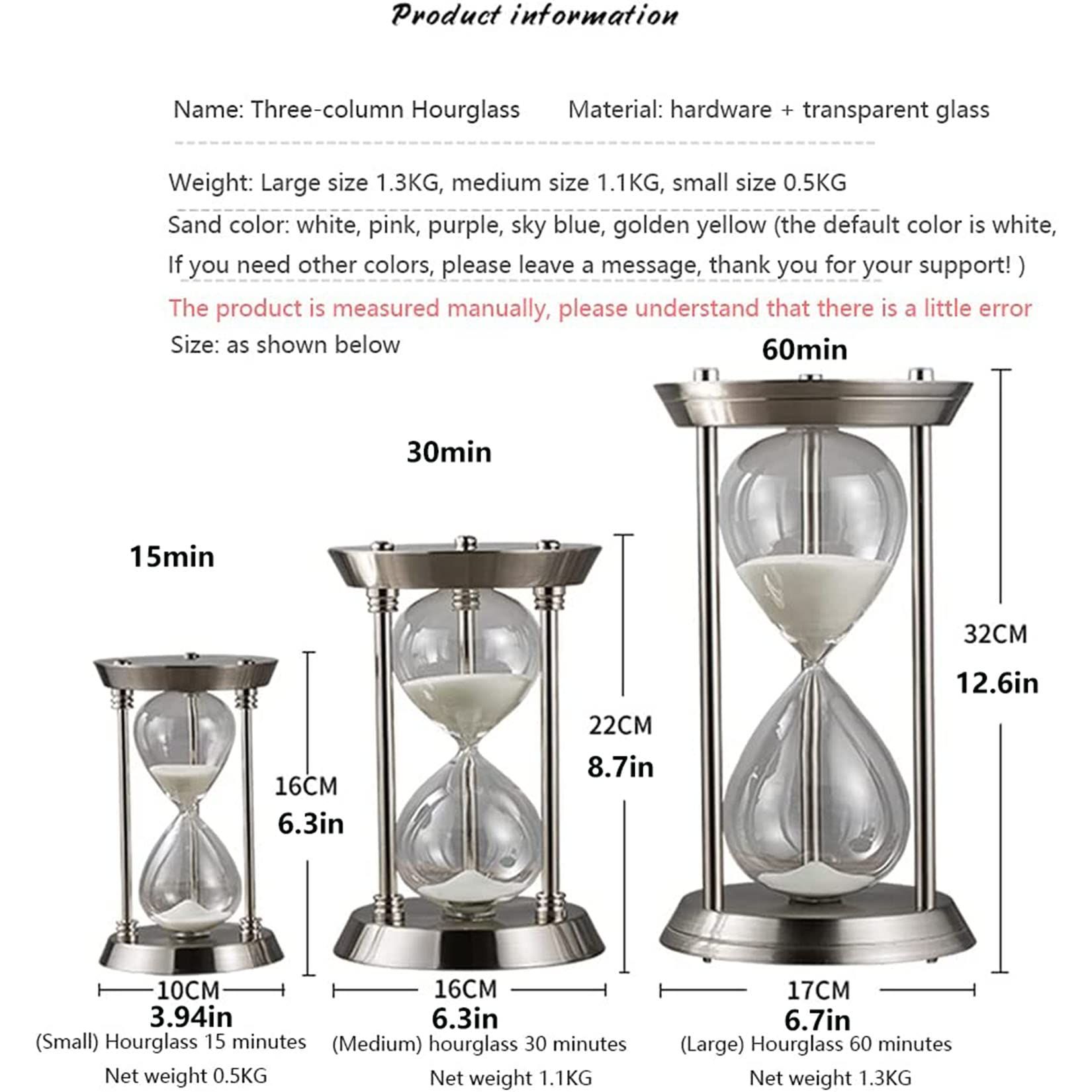 Sand Timer, Hour Glass( Big size )_1