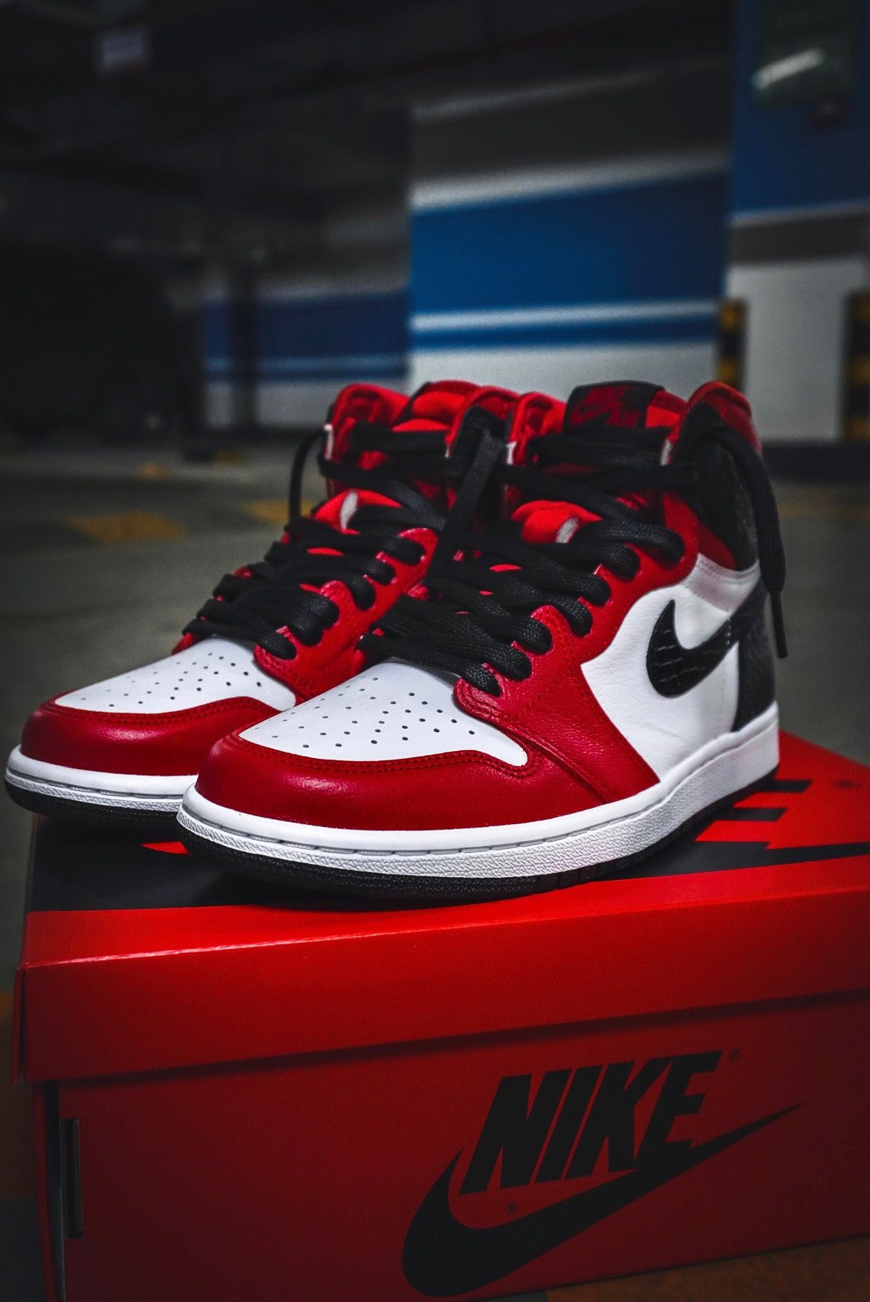 重磅新品发售🔥超级秀 上脚示范 BC🔺Air Jordan 1 High OG  "Satin Sanke"蛇纹芝加哥_2