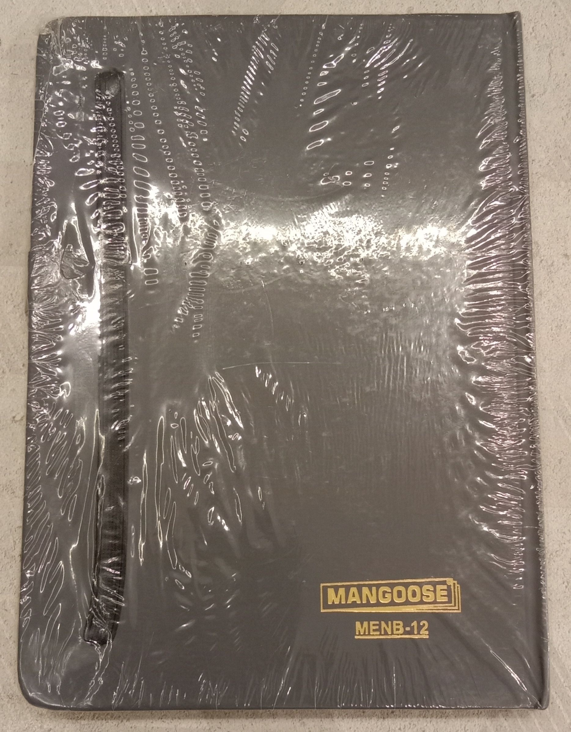 Bharani Mangoose A/5B Elastic Note Book Hard Bound Menb12_2