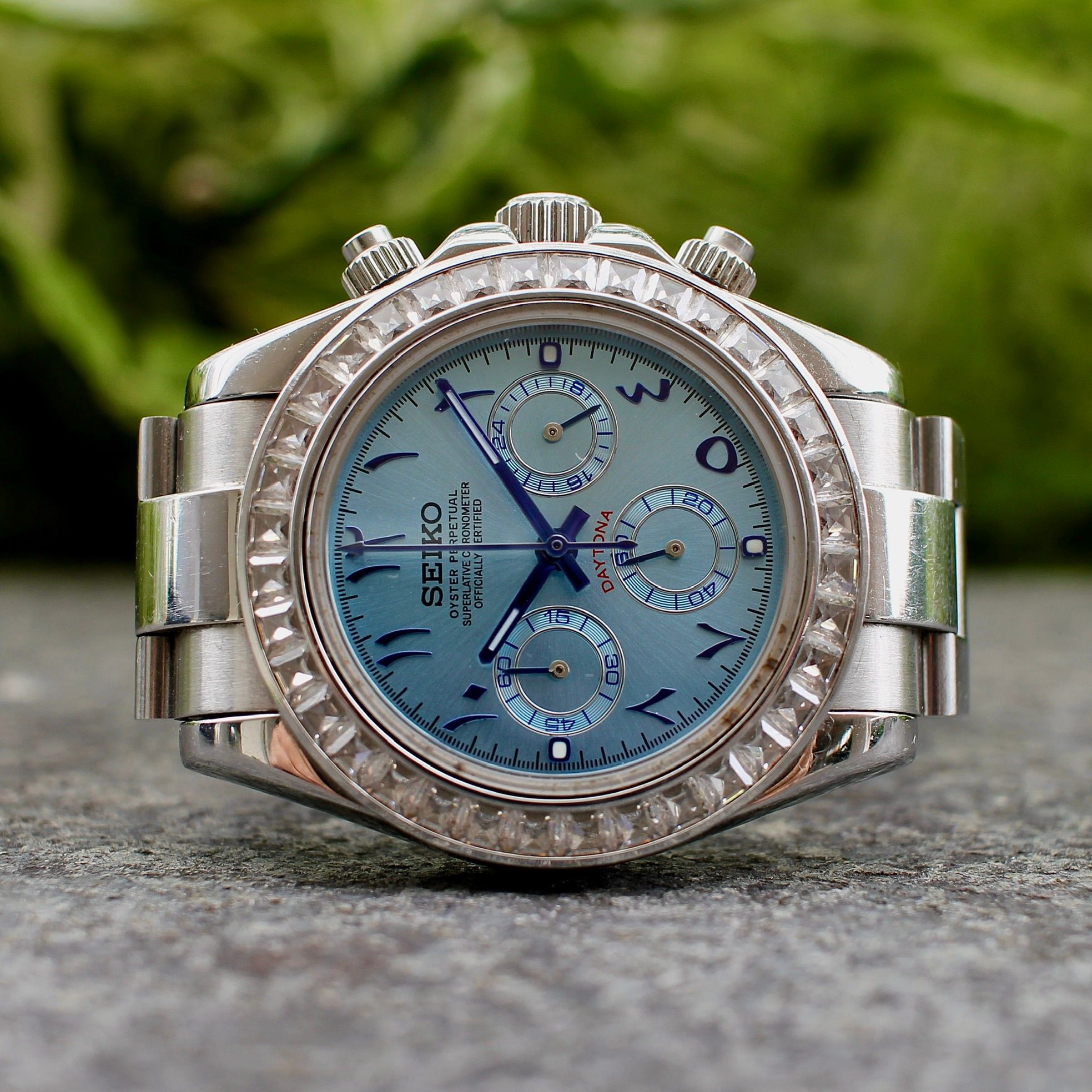 Diamond Blue Arabic Ice Blue Daytona_1