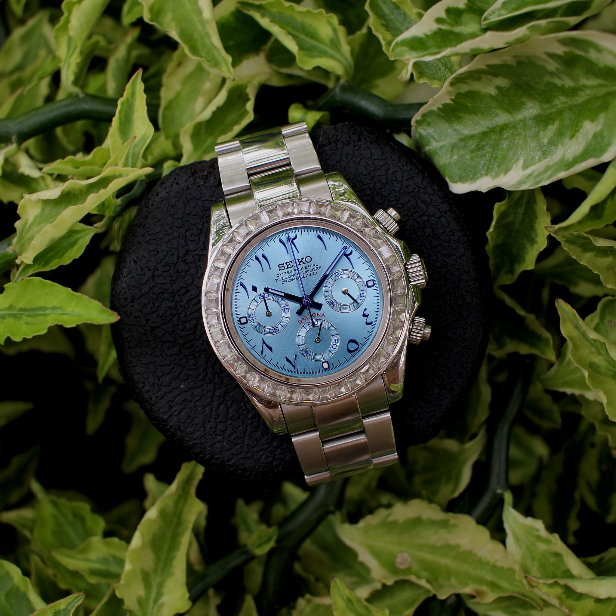 Diamond Blue Arabic Ice Blue Daytona_0