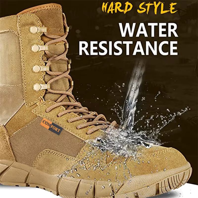 Lightweight Man Tactical Boots Combat Anti-Collision _1