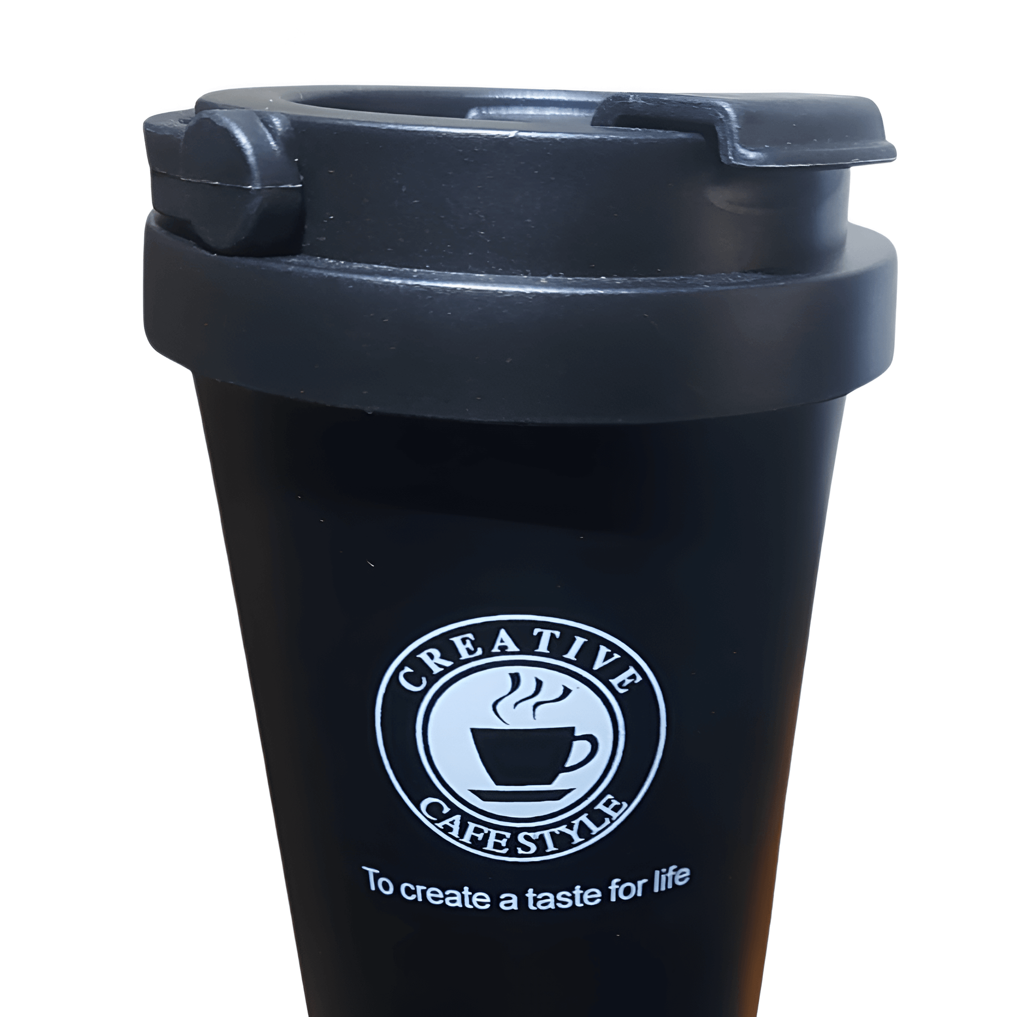 Creative Cafe Style Insulated Coffee Mug with Spill-Proof Lid_6