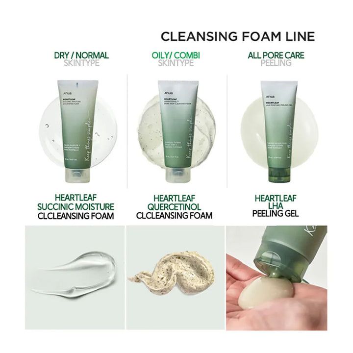 Anua Heartleaf Quercetinol Deep Cleansing foam 150ml_1