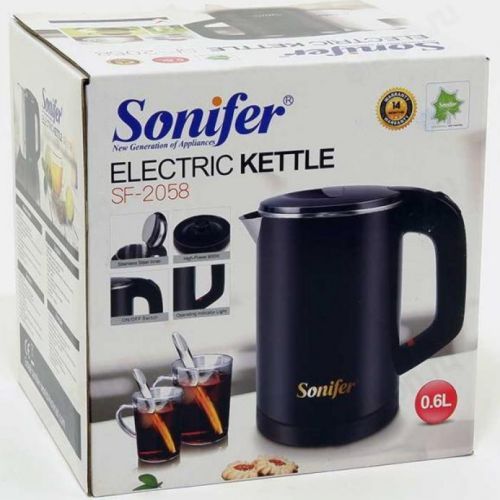 Sonifer Portable Travel Electric Kettle Mug 0.6L SF-2058_1