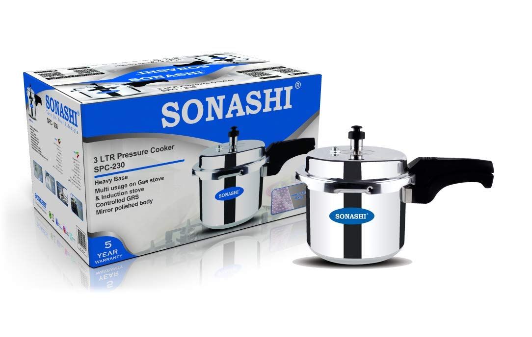 SONASHI 3L  Pressure Cooker SPC-230 Heavy Base_1