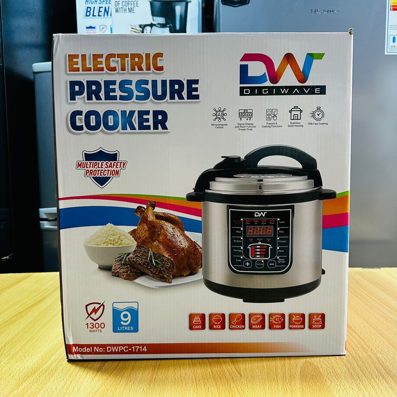 The Digiwave DWPC-1714 electric pressure cooker is a 9-liter, 1300W_2