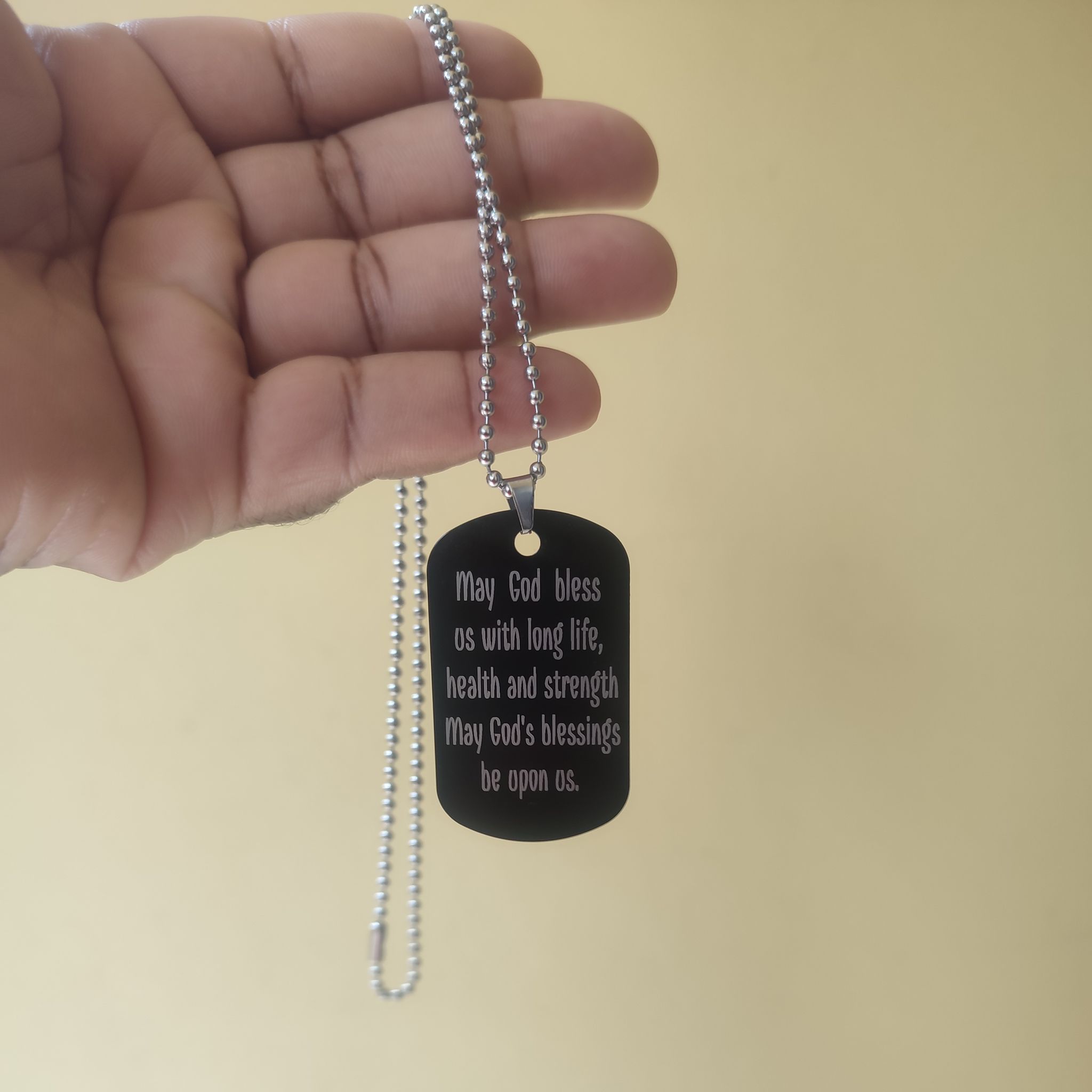 Military Tag Pendant Necklaces_1