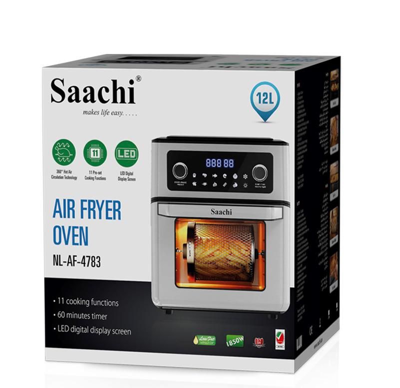 The SAACHI NL-AF-4783 is a 12-liter digital air fryer oven with 11 cooking functions_3