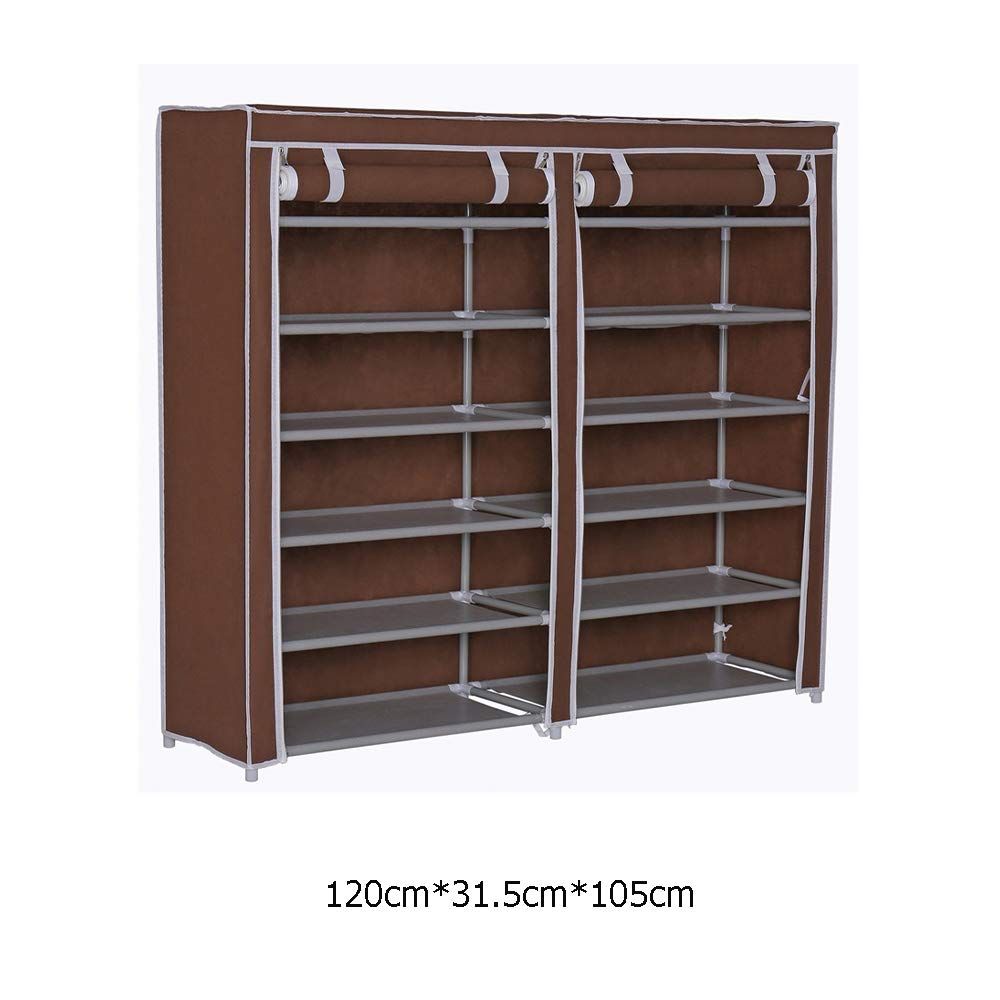 Multi-layer Shoe Storage Organizer Holds Upto 24 Pairs 120x31.5x105CM for Shoes and Daily Supplies_2