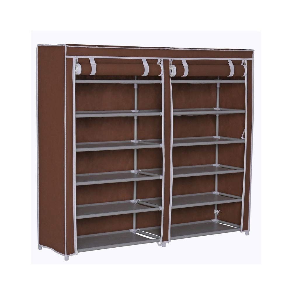 Multi-layer Shoe Storage Organizer Holds Upto 24 Pairs 120x31.5x105CM for Shoes and Daily Supplies_0