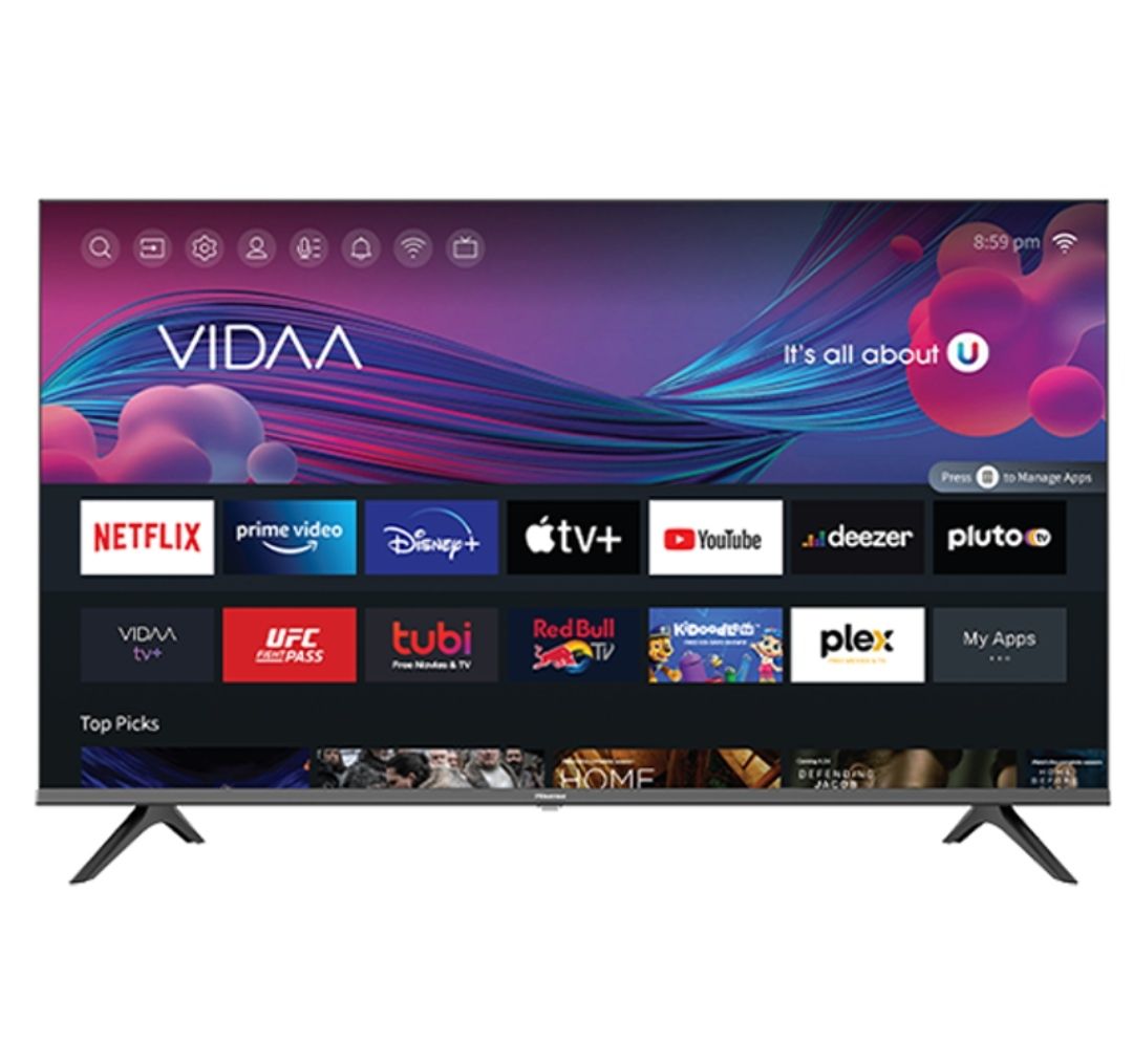 Hisense 55-inch U6N Pro Mini-LED ULED 4K VIDAA Smart TV; Quantum Dot Colour, 120Hz Refresh Rate, Game Mode PLUS, Dolby Vision & Atmos, Local Dimming Pro, Frameless Design_1