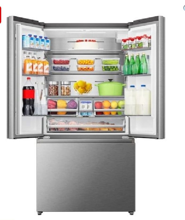 Hisense 820 Litre (Net 635L) French Door Refrigerator with Water Dispenser and Wi-Fi Connectivity (RF-82W42WSR) (3YRs WRTY)_3