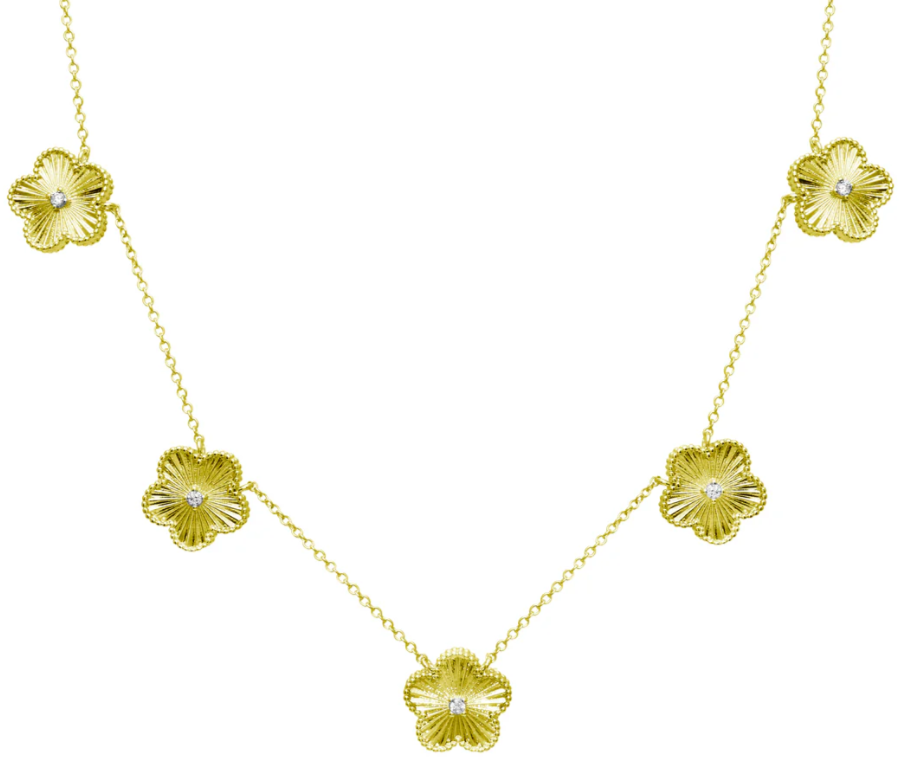 Multi Flower Necklace_0