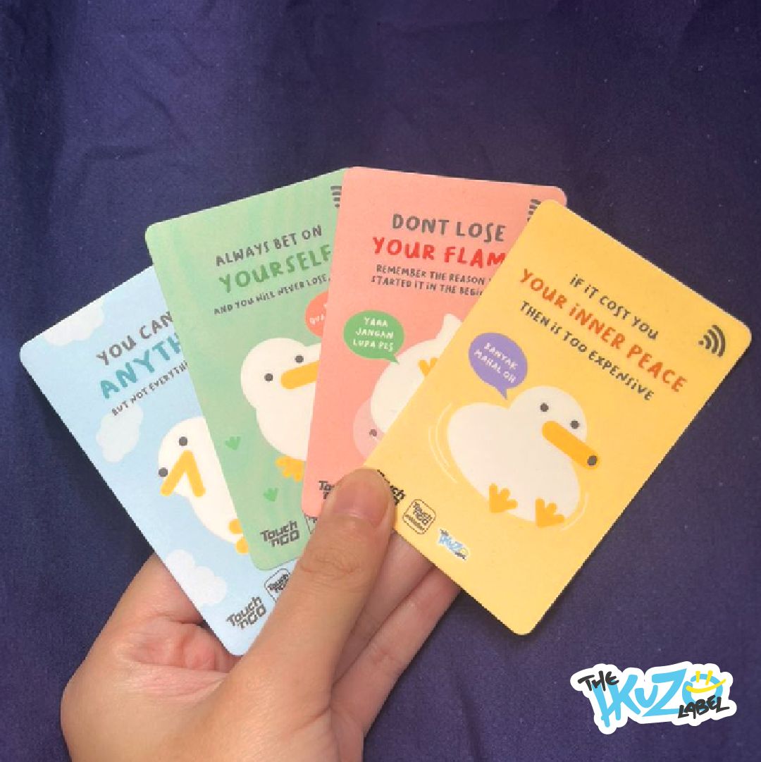 Positivity Duck Duck Touch N' Go Card Sticker_1