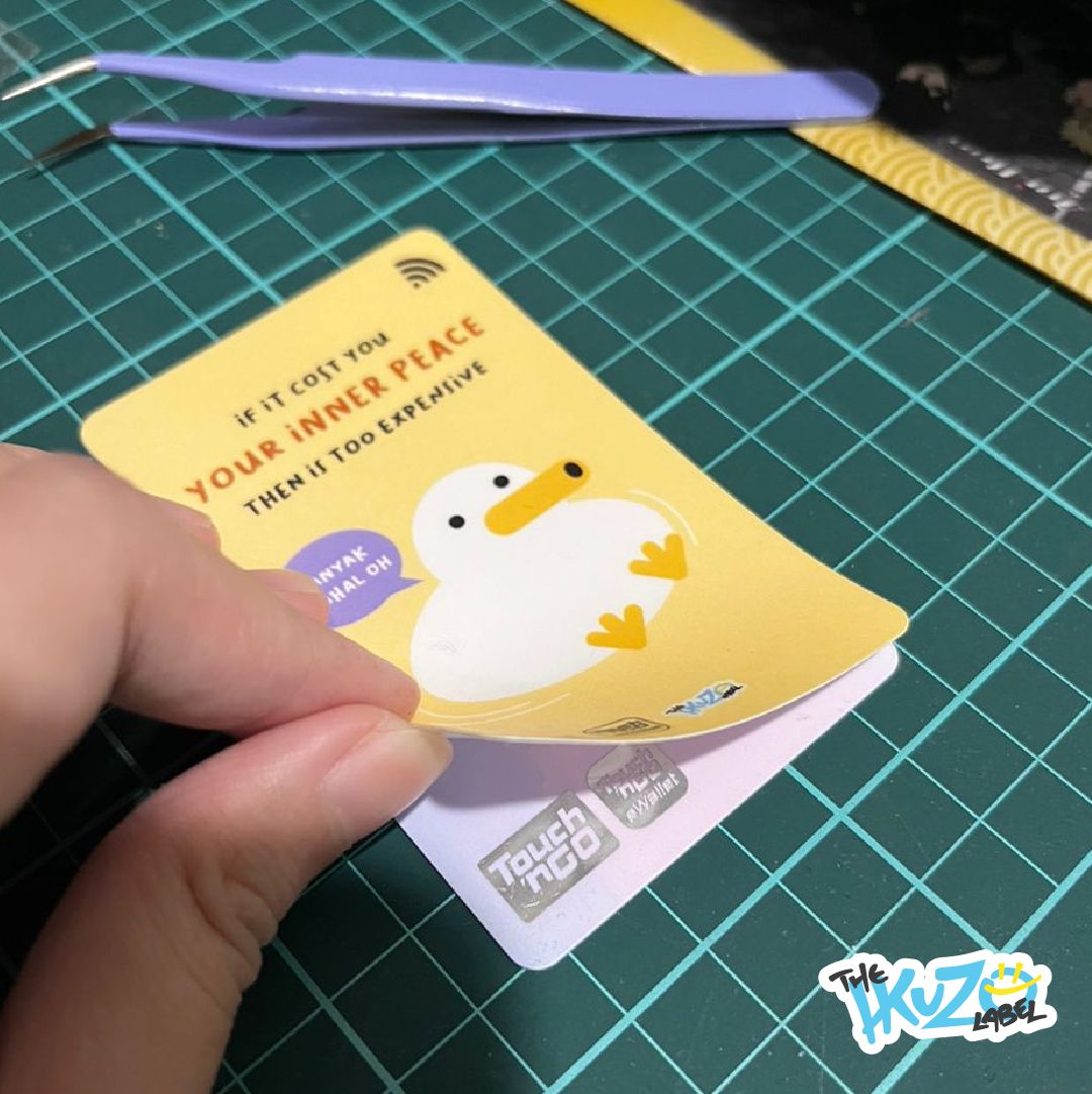 Positivity Duck Duck Touch N' Go Card Sticker_2