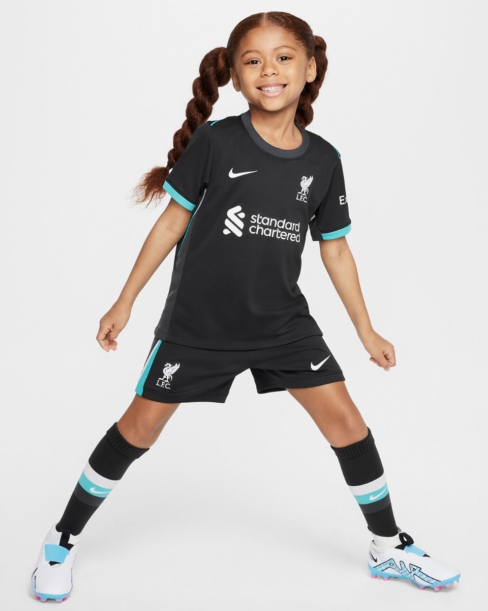 Nike Liverpool 2024/25 Stadium Away Kid’s Jersey (Shirt + Short)_0