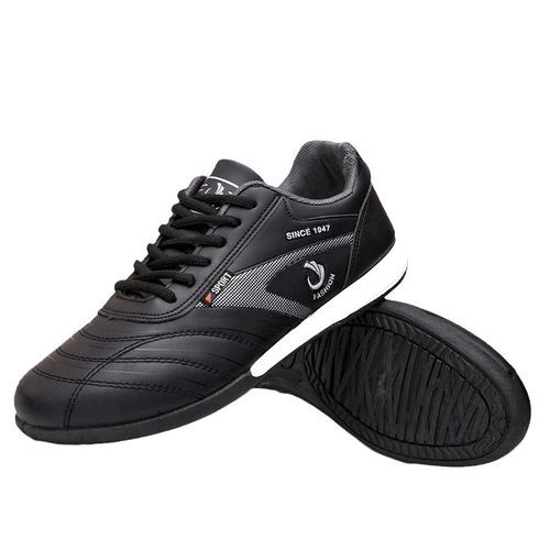 Hommes Baskets Décontractées Basses Pour - Noir_0