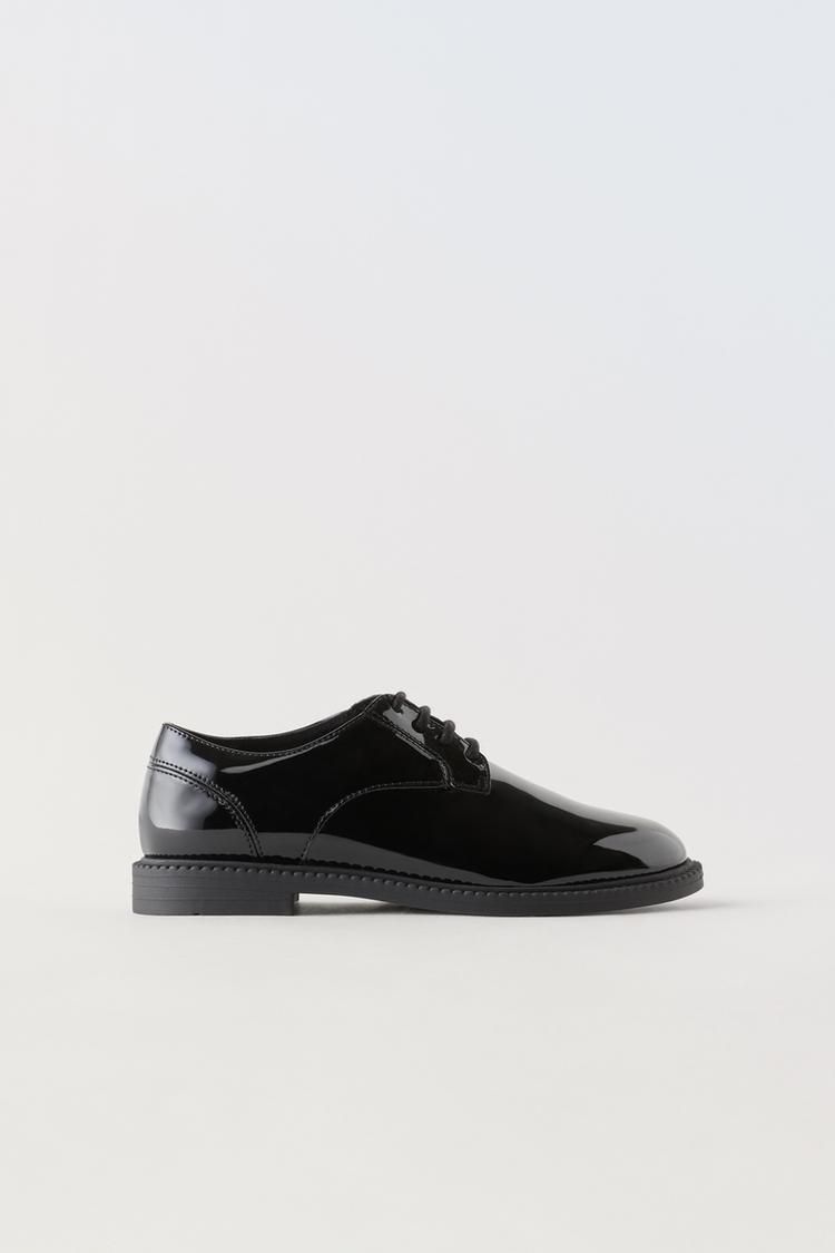 CHAUSSURES DERBY VERNIES EN TISSU_5