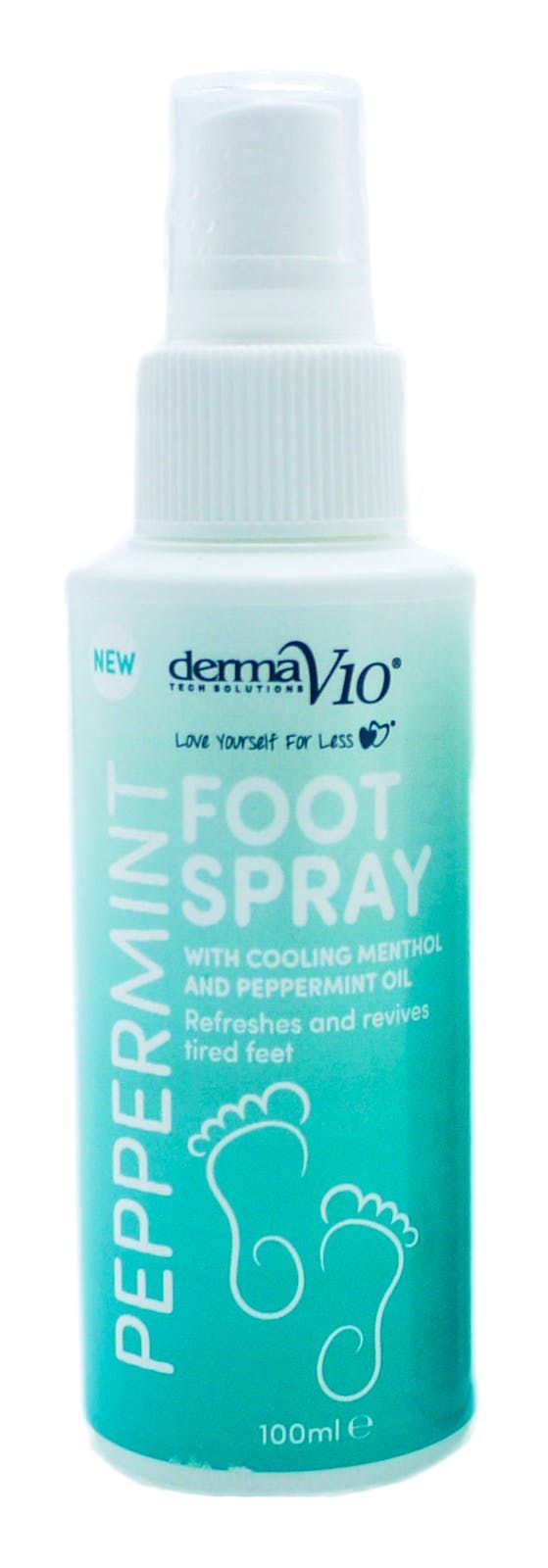 DermaV10 foot scrub + foot lotion + foot spray_1