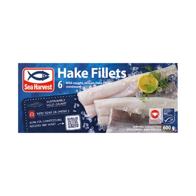 Sea Harvest Hake Fillets 600g_0