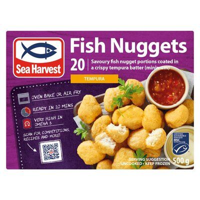 Sea Harvest Frozen Tempura Fish Nuggets 500g_0