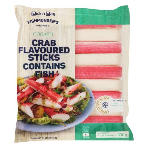 PnP Fishmonger's Crab Sticks 500g_0