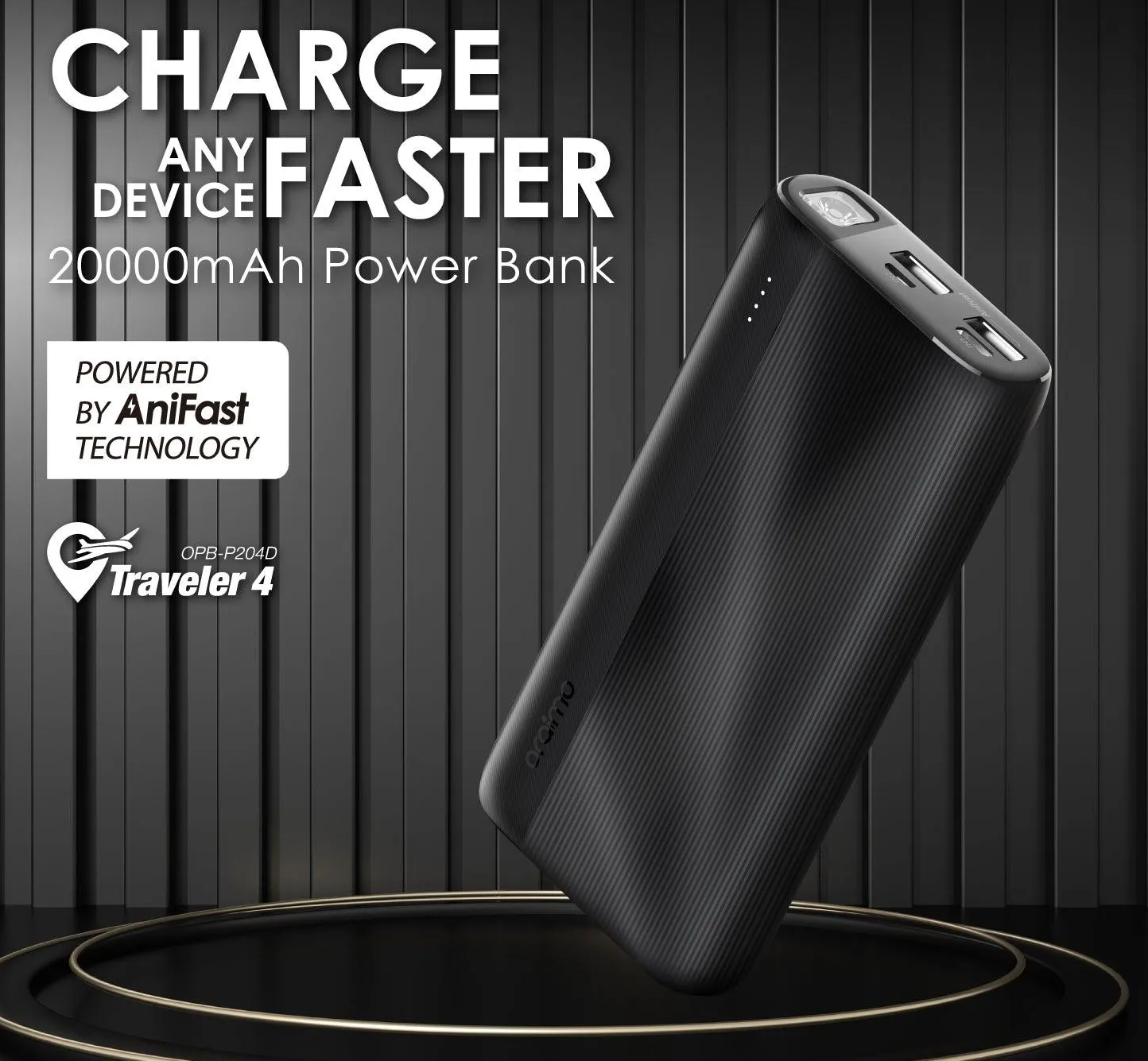 oraimo Traveler  20000mAh 10.5W Power Bank (OPB-P204D)_2